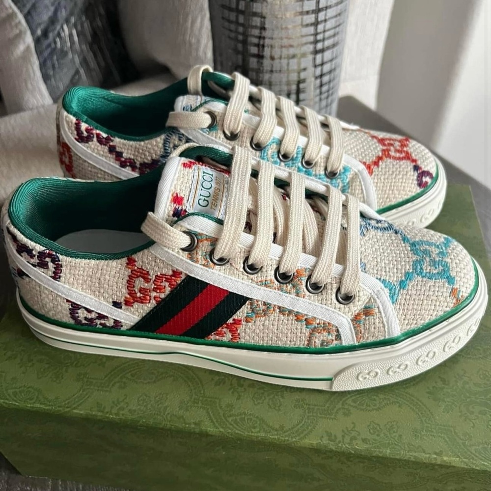 Multicolor Canvas Sneakers
